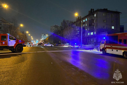Огнеборцы ликвидировали пожар в центре Новосибирска