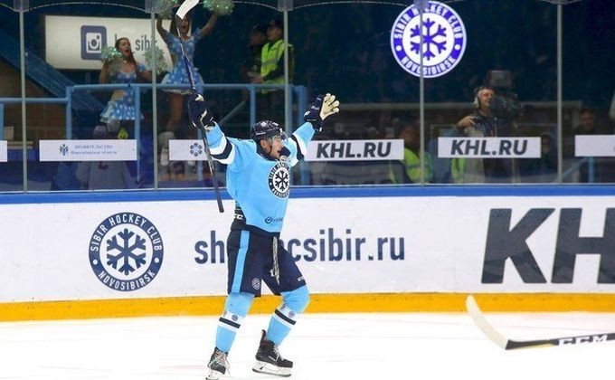 Сибирь расправилась с минским Динамо со счетом 2:1