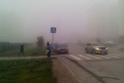 Фото густого тумана впечатлило новосибирцев