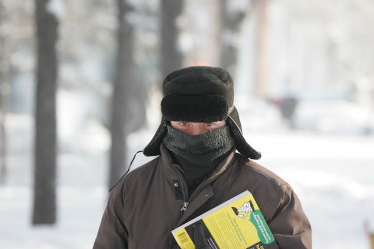 Аномальные холода до -28°С надвигаются на Новосибирск