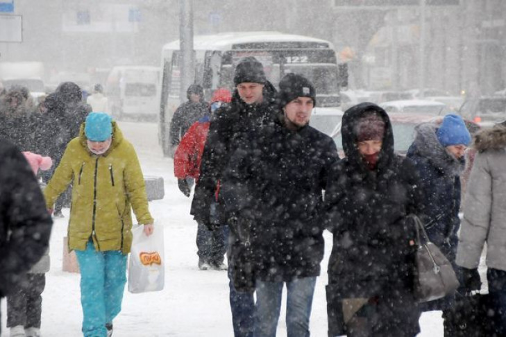Штормовое предупреждение второго января объявлено в Новосибирске