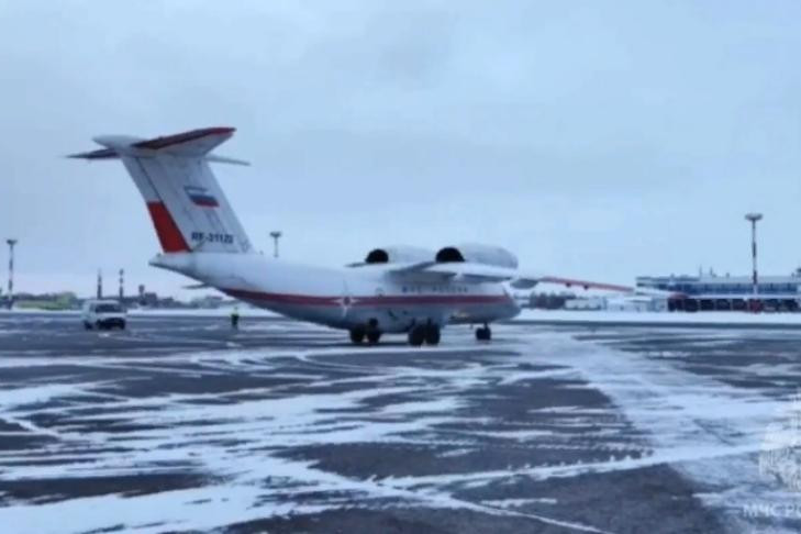 Спецборт МЧС России вылетел в Кызыл из Новосибирской области