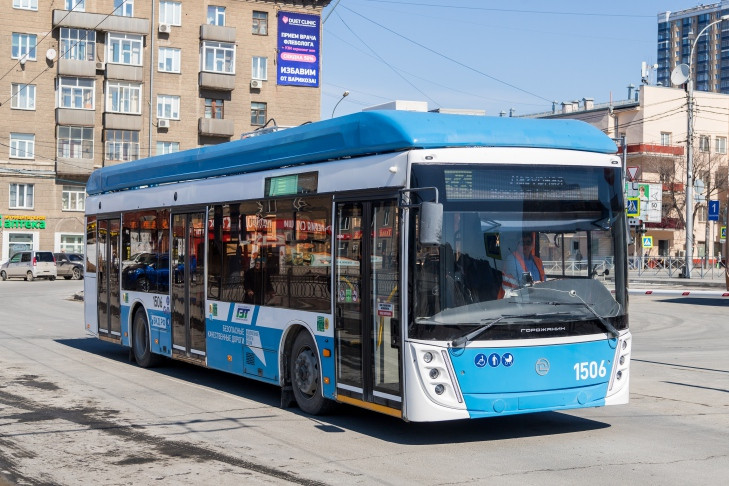 Троллейбус №36 поменяет маршрут до середины апреля-2024 в Новосибирске