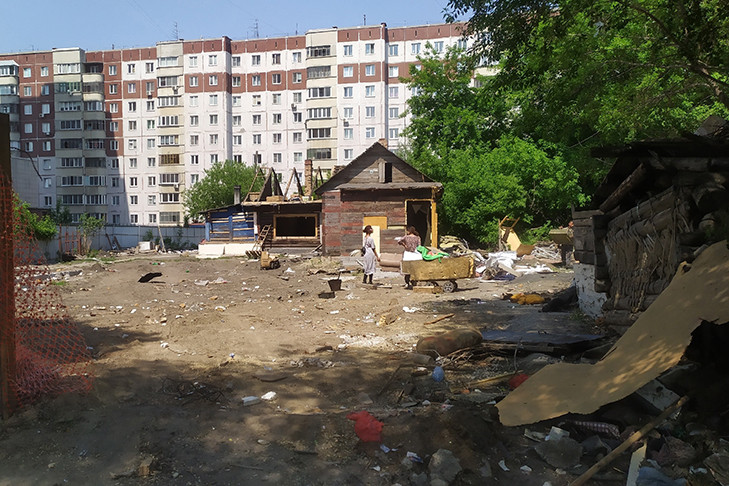 Снесены все дома на улице Пушкина в Новосибирске