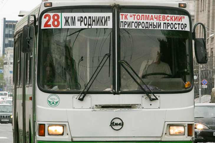 МВД ищет пассажира автобуса №28 с ножом в Новосибирске