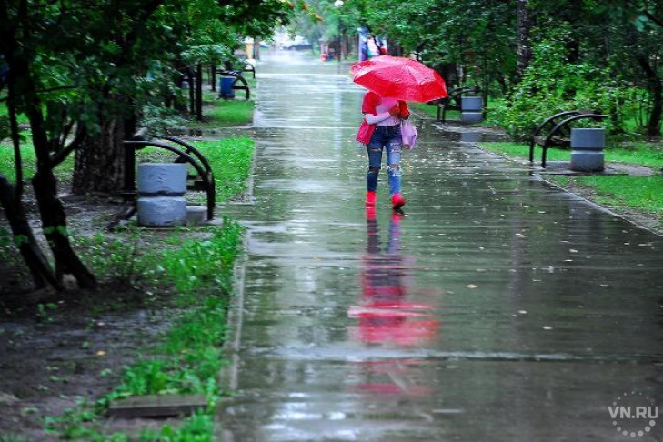 Погода в Новосибирске: дожди в последние выходные августа       