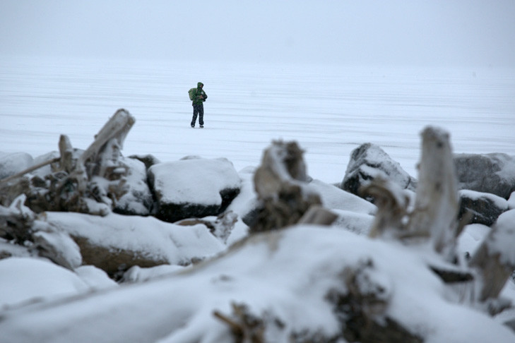 Самую нежелательную погоду для выхода на лед назвали спасатели Новосибирска