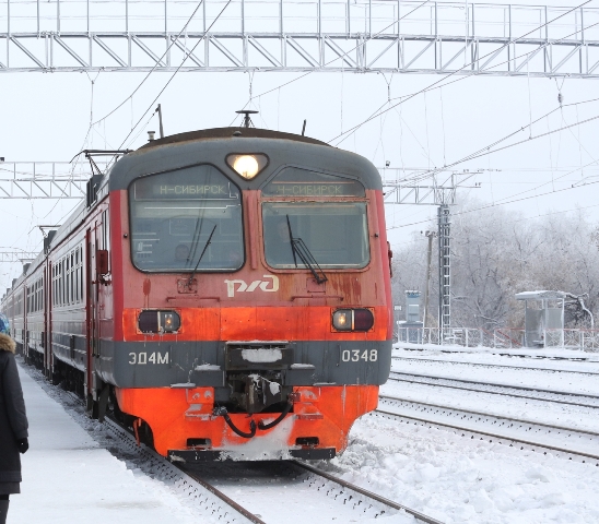 Электрички Тогучина Новогодняя