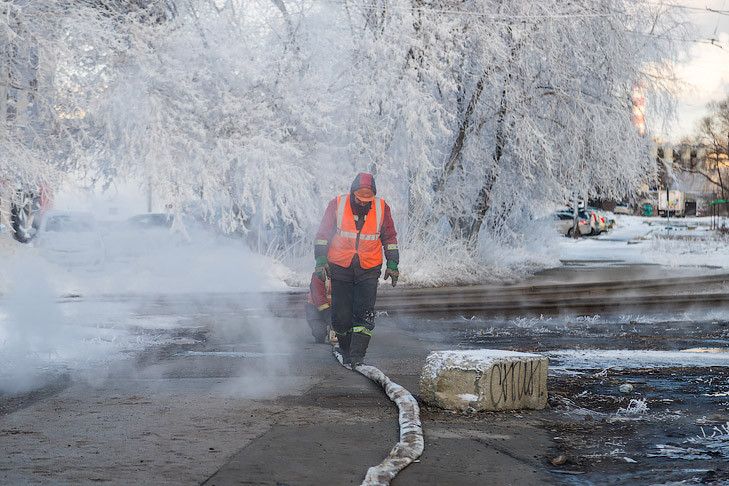 Стабильный режим теплоснабжения обеспечили к 26 января энергетики в Новосибирске