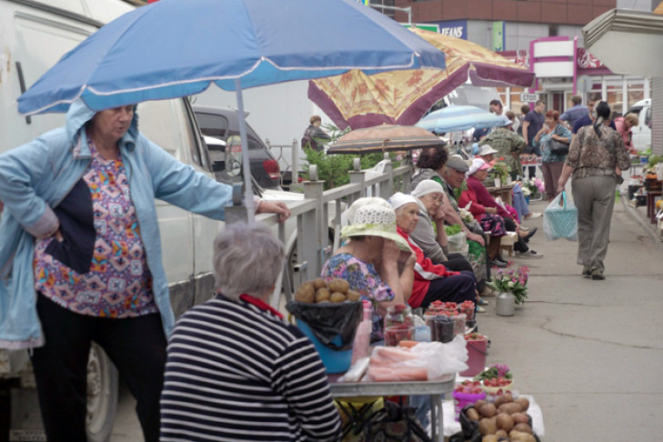 Персики против гороха: как живет стихийный рынок в Бердске