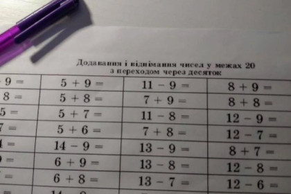 Задания по математике на украинском возмутили родителей в Новосибирске