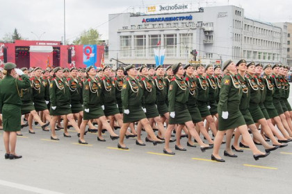 Парад Победы 9 мая 2017 в Новосибирске - фоторепортаж 