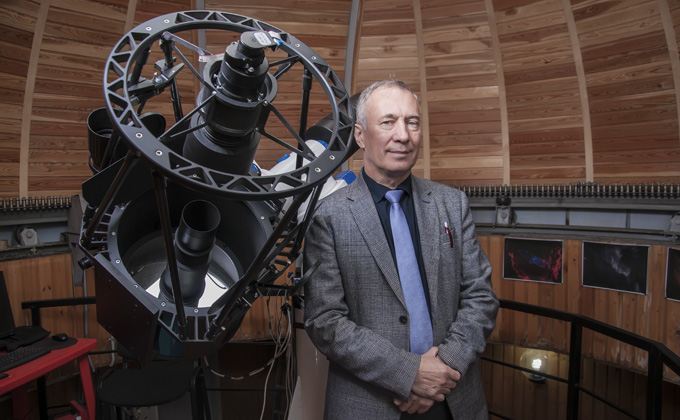 Директор Большого Новосибирского планетария Сергей МАСЛИКОВ. Фото Никиты ДАВЫДЕНКО
