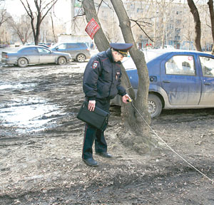 Парковка на газоне — самое частое административное нарушение. Фото Аркадия УВАРОВА