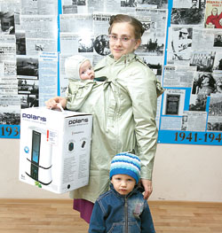 Ольга Карасева с сыном