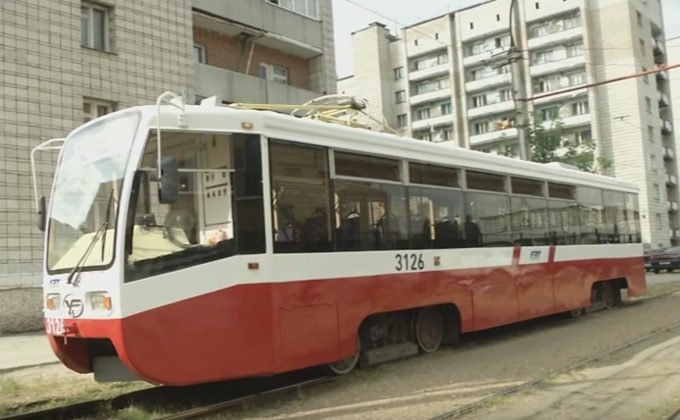 Трамваи из Москвы вышли на улицы Новосибирска