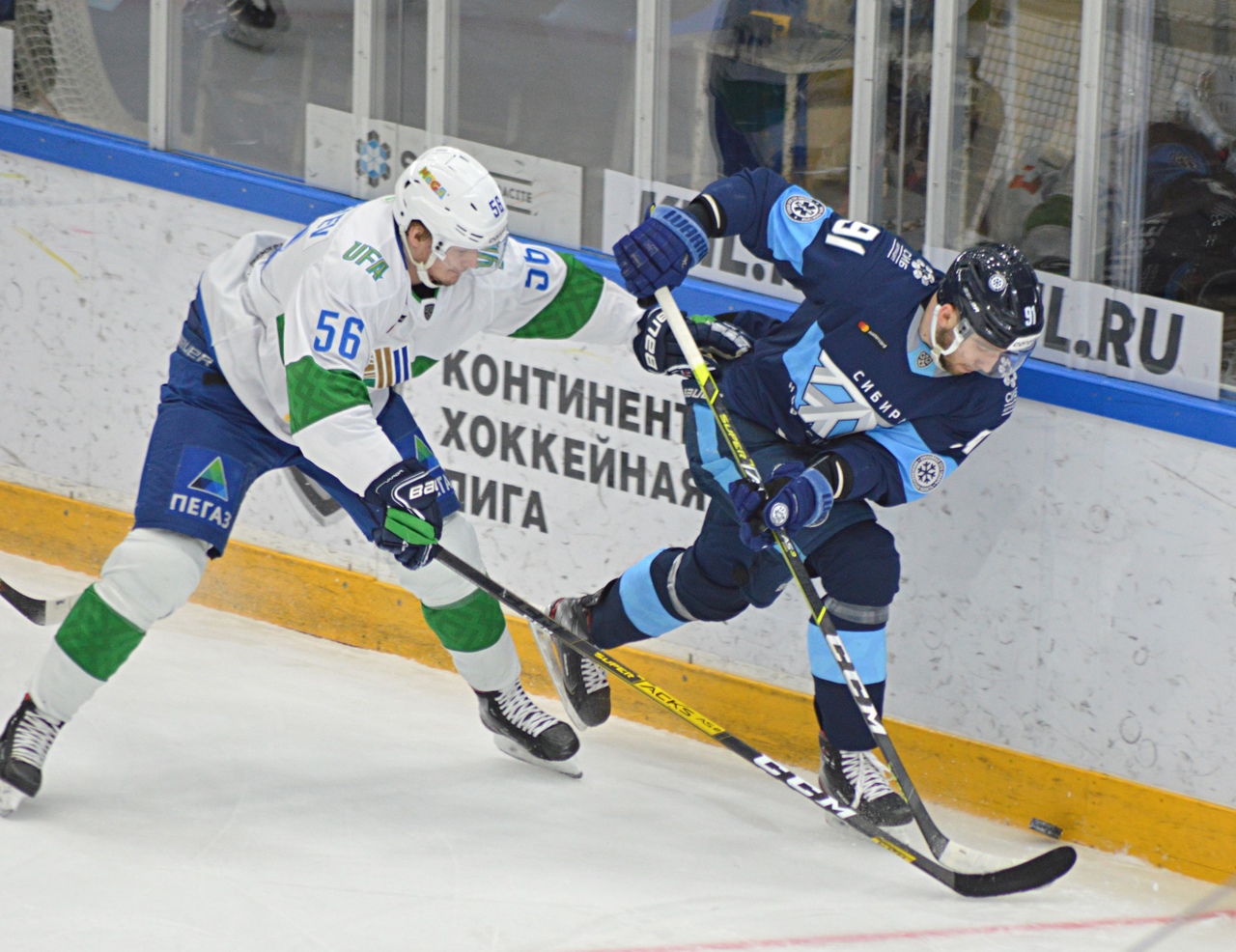 Хоккейная «Сибирь» начала 2021 год с разгромного поражения в Нижнекамске