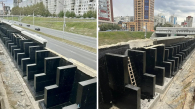 На Ипподромской магистрали в Новосибирске возвели подпорную стену