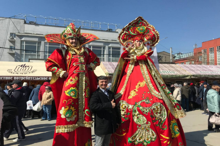 Парковку на площади Ленина освободили для белорусской ярмарки