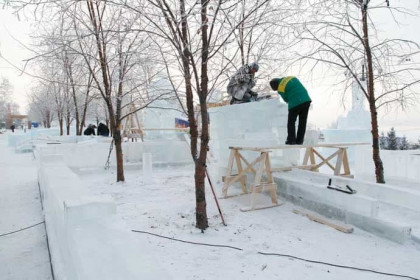 Новый год-2022: каким будет Ледовый городок на набережной в Новосибирске