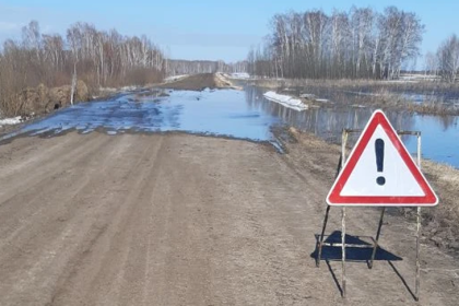 Паводок заблокировал проезд по 9 дорогам в Новосибирской области