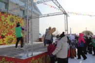 Жители Убинского округа дружно проводили зиму