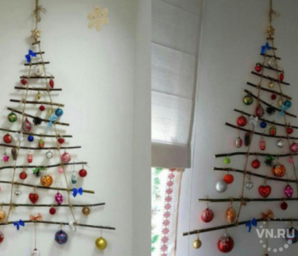 Новогодняя поделка - елка из сизаля DIY МК / Декоративная елка из сизаля / Декор на Новый год