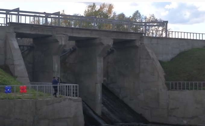Дамбу на реке Тула отремонтировали по федеральной программе