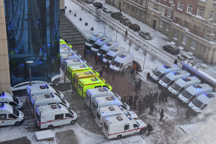 Самая большая партия машин скорой помощи доставлена в Новосибирск