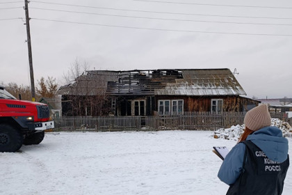 Школьница погибла на пожаре в селе Улыбино под Новосибирском