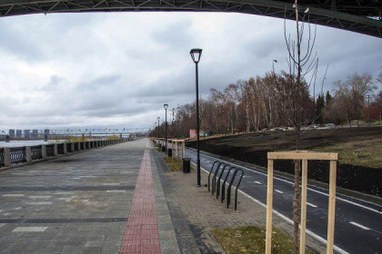 Андрей Травников оценил реконструкцию набережной в Новосибирске