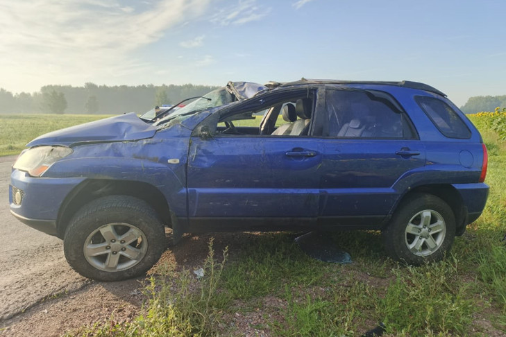 Мужчина погиб в машине-перевертыше под Новосибирском