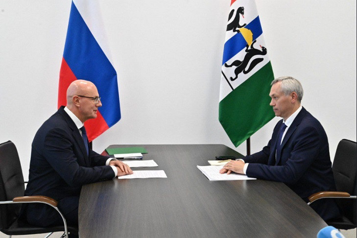 Дмитрий Чернышенко провёл рабочую встречу с Андреем Травниковым