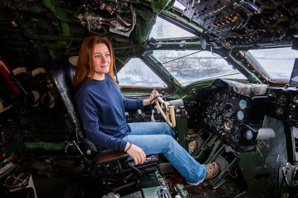 Первым делом самолет: жительница Новосибирска реанимирует легендарный Ту-104