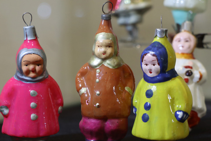 Купить советские ватные и стеклянные елочные игрушки на прищепках, новогодние шары СССР
