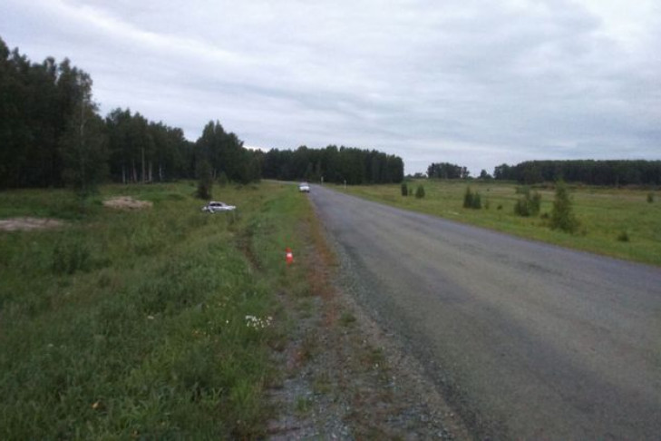 Шесть подростков на Suzuki слетели в кювет на трассе под Новосибирском