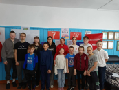 Школьники Убинского округа встретились с мамой военнослужащего флота