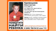 Под Новосибирском 13 лет ищут пропавшего мальчика