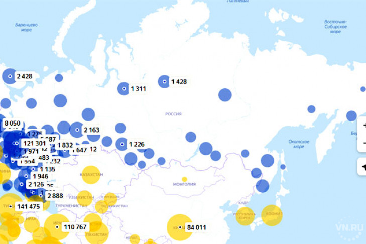 Последняя информация о COVID-19 в России и мире 13 мая