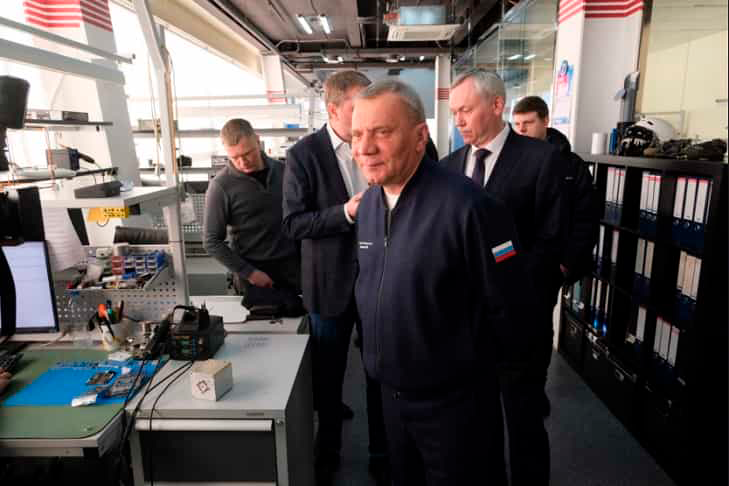 Научный потенциал Новосибирской области оценила делегация «Роскосмоса» во главе с Юрием Борисовым