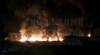 В колонии Новосибирска минувшей ночью был мощный пожар