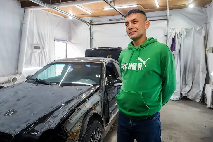 Герой СВО Александр Гуща открыл СТО в Новосибирской области