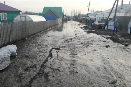 Река Карасук подтопила жилые дома в Краснозерском районе