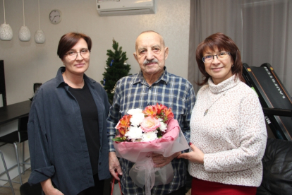 В Бердске поздравили ветерана-орденоносца