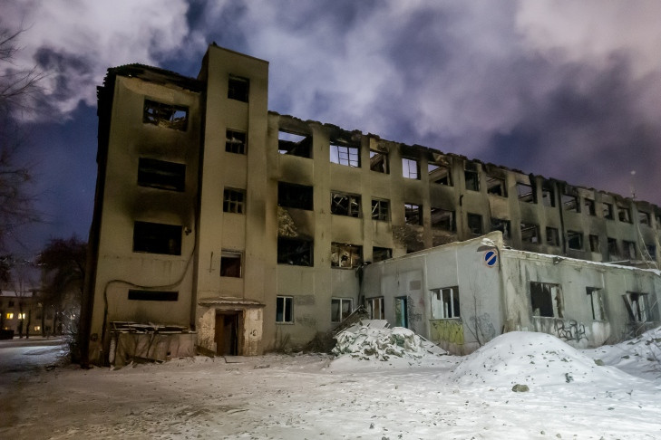 Отдел полиции разместят в сгоревшем вытрезвителе у ДК Клары Цеткин в Новосибирске