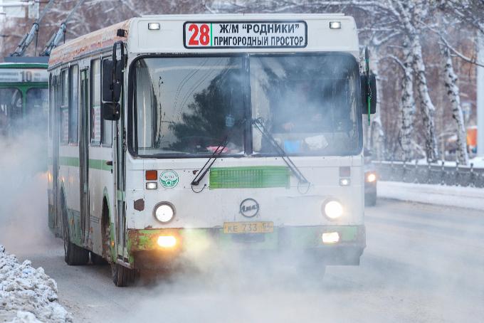 Пересесть на общественный транспорт призвали новосибирцев 