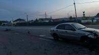 В Новосибирске школьник на питбайке столкнулся с автомобилем и сбил пешехода