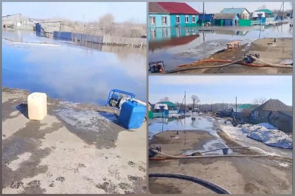 Под Новосибирском село Круглоозерное вода отрезала от цивилизации