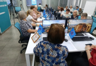 Пенсионеры региона приняли участие в компьютерном многоборье