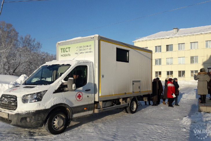 Тест-мобиль «Вместе против рака» в Новосибирске : расписание на март 2020